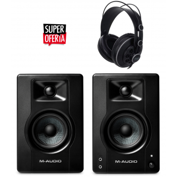 M audio bx3 bundle auriculares superlux
