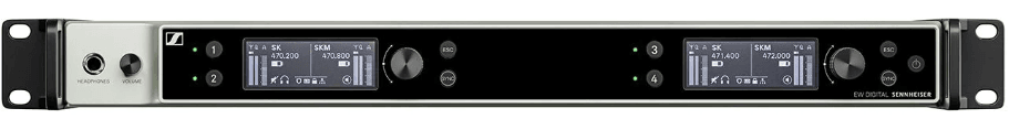 Sennheiser EW-DX EM 4 Dante Q1-9 Receptor Dante Dígital 4 Canales EW-DX EM 4 Dante Q1-9