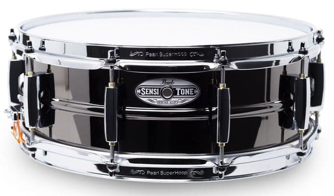Pearl Caja 14 X 5" Sensitone Brass (1 mm) Black Chrome Caja Batería Pearl Caja 14 X 5" Sensitone Brass (1 mm) Black Ch
