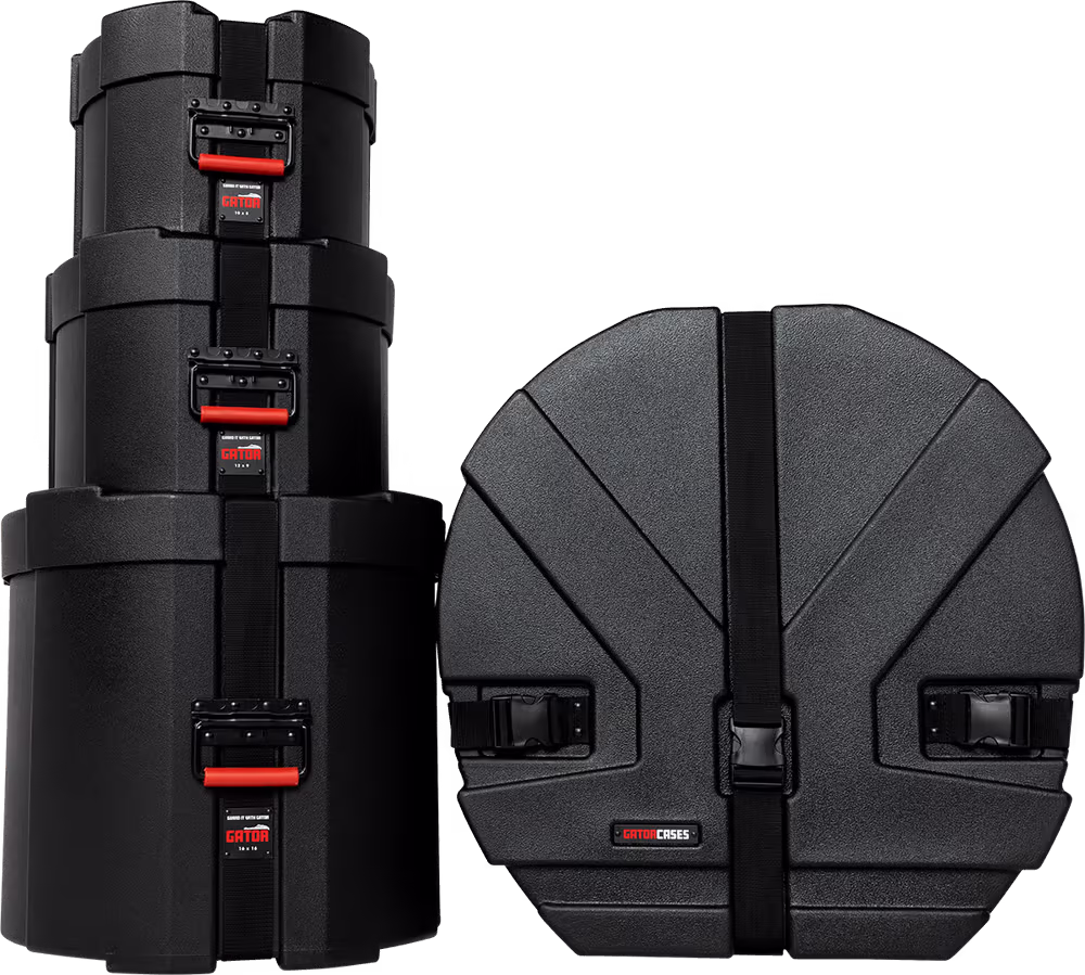 Gator set estuches para bateria - rock (10/12/16/22)