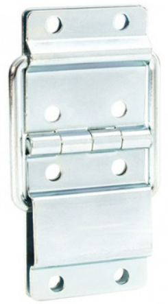 Adam Hall Hardware 2524 CHR - Bisagra con Tope grande Cromo 2524 CHR
