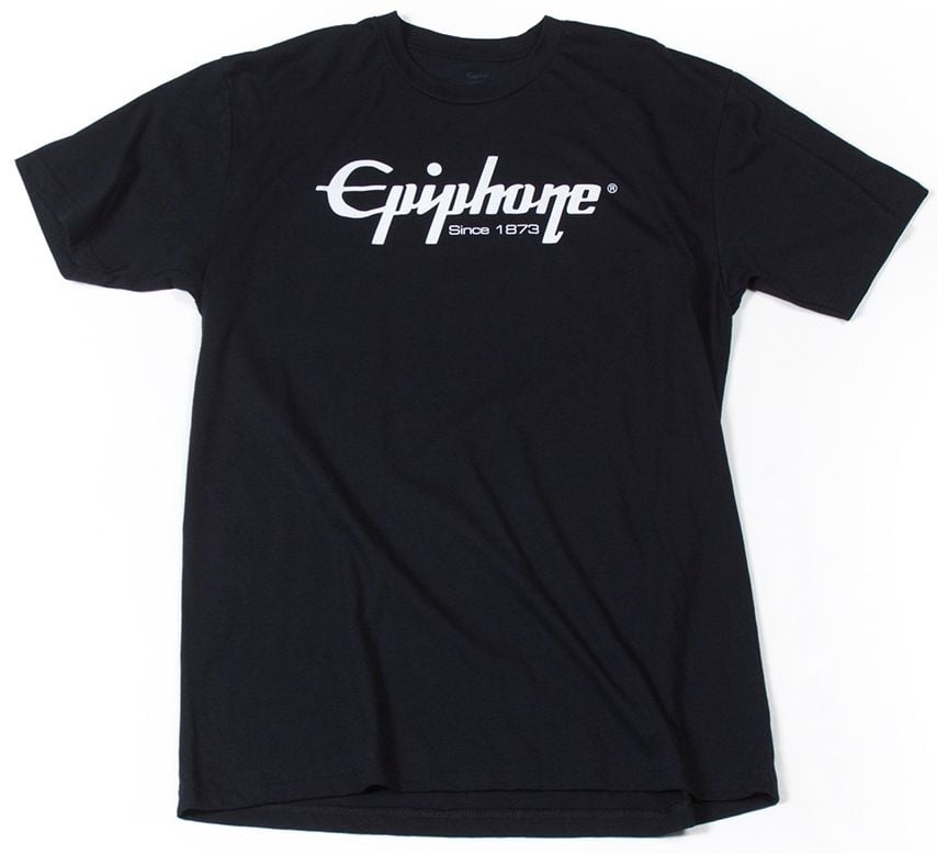 Gibson Epiphone Logo T Black MD Camiseta de Mangar Corta Talla M Epiphone Logo T Black MD
