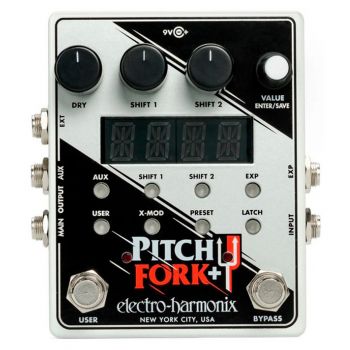 Electro harmonix pitch fork + pedal efectos