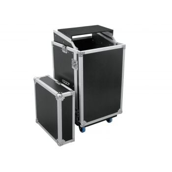Roadinger special combo case ls5 laptop desk 17u rack con bandeja