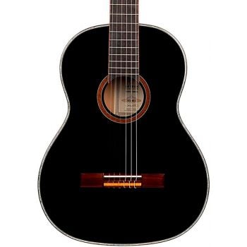 Ortega r221bk-l. guitarra clásica para zurdos + funda