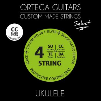 Ortega uksbk-cc juego cuerdas ukelele