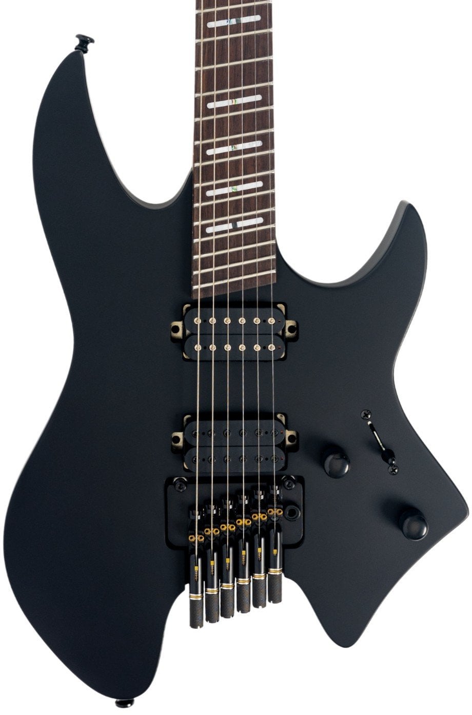 Larry Carlton X6 Headless 6 Black Satin Guitarra eléctrica X6 HEADLESS 6 BLACK SATIN