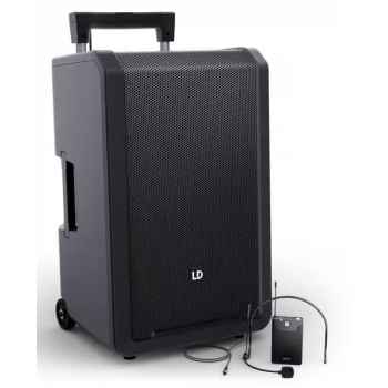 Ld systems anny12 bph b8 sistema de megafonía portátil bluetooth de 12