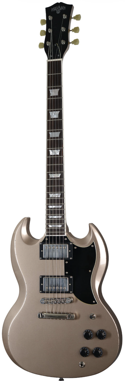 Maybach Guitars Albatroz Gold Rush 65-2 - Guitarra Electrica Tipo Sg Vintage 2 Humbu Albatroz Gold Rush 65-2