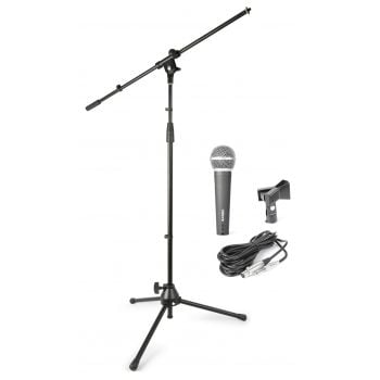 Vonyx 180059 kit de microfono con soporte y bolsa