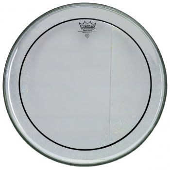 Remo 812420 parche pinstripe transparente 20 pulgadas ps-0320-00 parche bombo