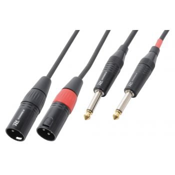 Power dynamics cable 2xxlr macho-2x6.3 mono 3m 177060