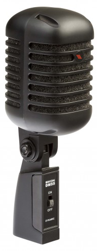 Proel Eikon DM55V2BK Micrófono Vocal Dinámico Profesional vintage Negro Satinado DM55V2BK