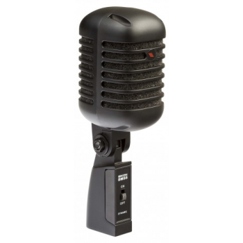Proel eikon dm55v2bk micrófono vocal dinámico profesional vintage negro satinado