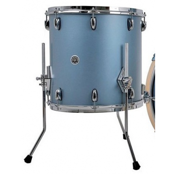 Gretsch drums gbsl1616ftcstsibm tom base usa brooklyn 16x16 satin ice blue metallic