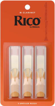 Daddario Rico RCA0325 Cañas Clarinete Bb Dureza 2,5 Pack 3 Unidades RCA0325