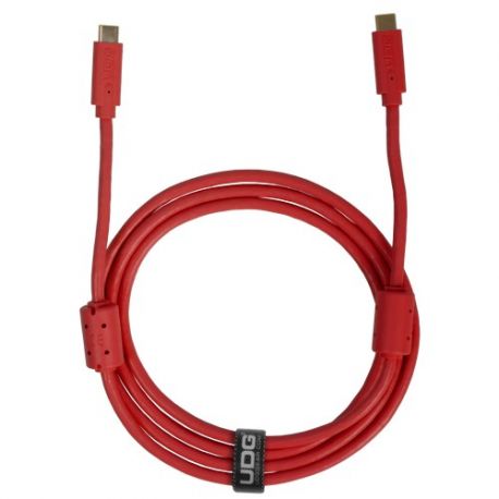 Udg U99001RD Ultimate Audio Cable USB 3.2 C-C Red U99001RD - ULTIMATE AUDIO CABLE USB 3,2 C-C RED ST