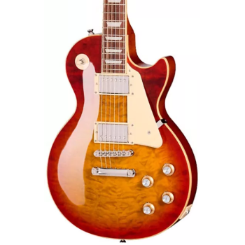 Epiphone les paul standard 60s quilt top washed cherry sunburst guitarra eléctrica