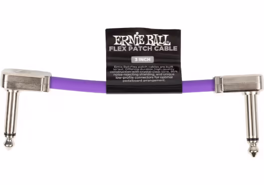 ERNIE BALL Cable Eb Flex Patch 3? Purple EEB6446