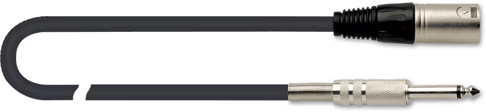 QUIK LOK Cable Micrófono Pvc Xrl Macho-Jack Mono - 9 M EQLMX779-9