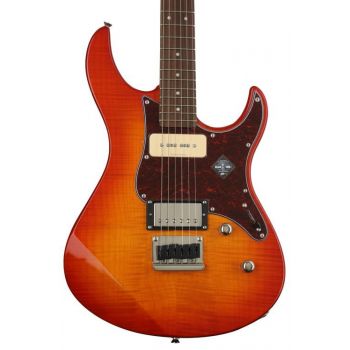 Yamaha pa611hfm amber burst guitarra electrica