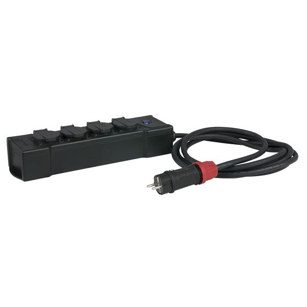 Showtec Regleta de Enchufes PowerBOX 4C RF:90663 Regleta de Enchufes PowerBOX 4C RF:90663