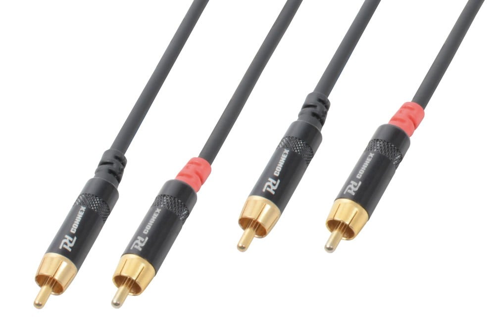 Power Dynamics Cable 2x Rca Macho 2x Rca Macho 6m 177095 177095