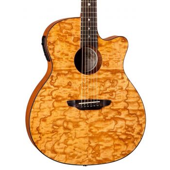 Luna guitars gypsy quilt ash gloss natural. guitarra electroacústica