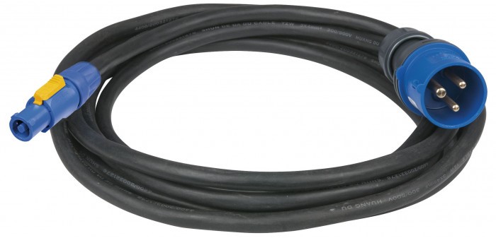 Showtec Cable de alimentación DAP de 1,5 m powerCON/CEE Cable DAP de 1,5-m powerCON/CEE