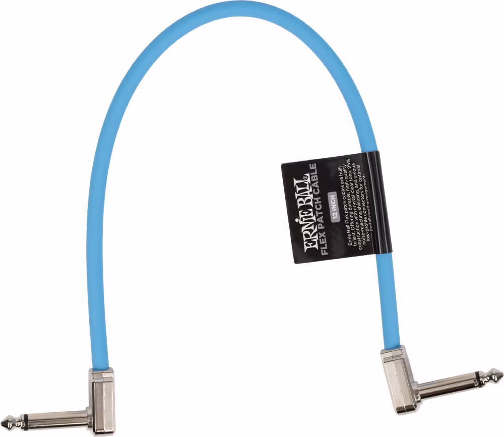 ERNIE BALL Cable Eb Flex Patch 12? Azul EEB6456
