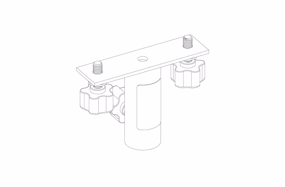 JBL Adaptador Universal De Montaje En Poste De 35 Mm, Estilo Barra En T vtx-pm
