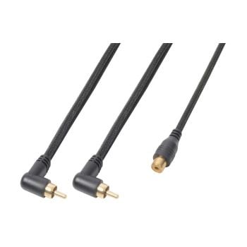 Power dynamics cable 2xrca macho 1xrca hembra 0,3m 177120
