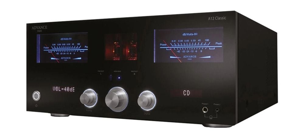 Advance Paris Classic A12 Black Amplificador integrado 270W Classic A12 Black