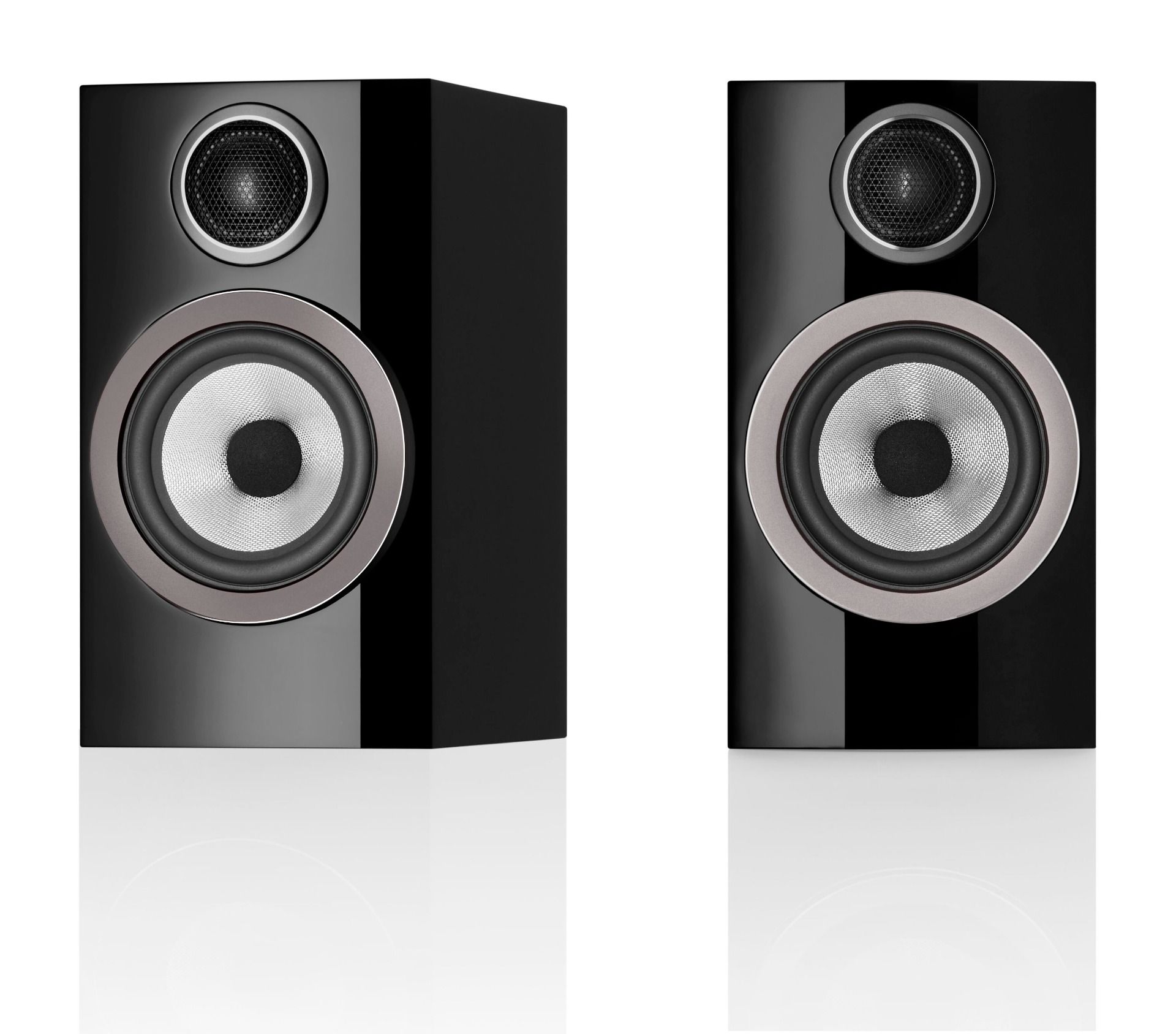 BW 707 S3 Negro Brillo Altavoces HiFi Pareja 707 S3 Negro Brillo