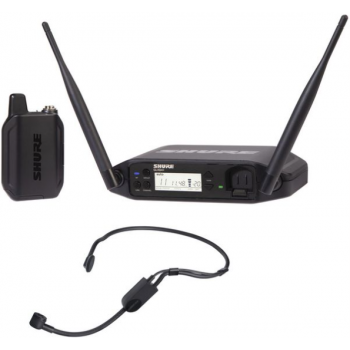 Shure glx-d+ 14/pga31 z4 sistema inalámbrico de diadema pga31 con glxd1+ y glxd4+ 2.4 5ghz