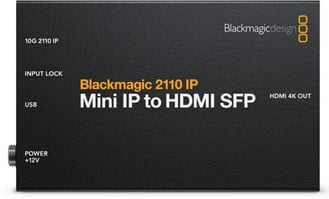 Blackmagic 2110 IP Mini IP to HDMI SFP Blackmagic 2110 IP Mini IP to HDMI SFP
