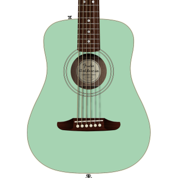 Fender california standard redondo mini surf green funda incluída