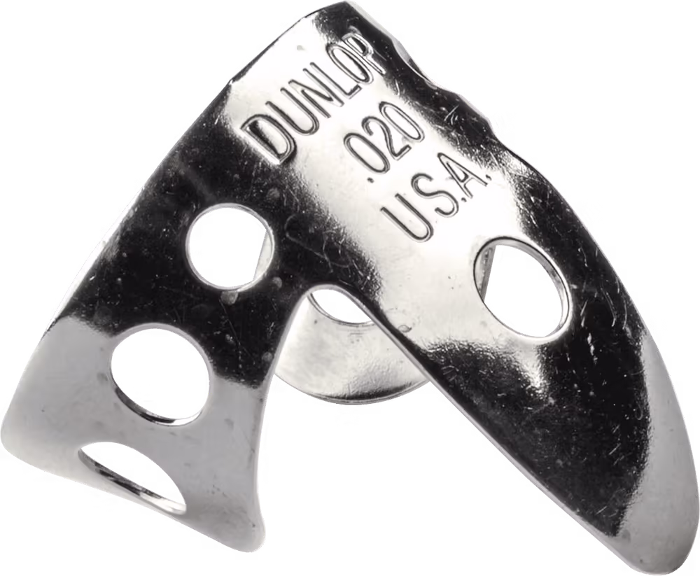 Dunlop Pack 20 Púas Dedo Nickel Silver Mini .020\" (0.51 Mm) ADU33R020