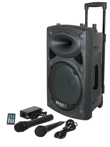 IBIZA SOUND PORT8UHF-BT Altavoz 8" Bluetooth con batería. Port 8UHF-BT