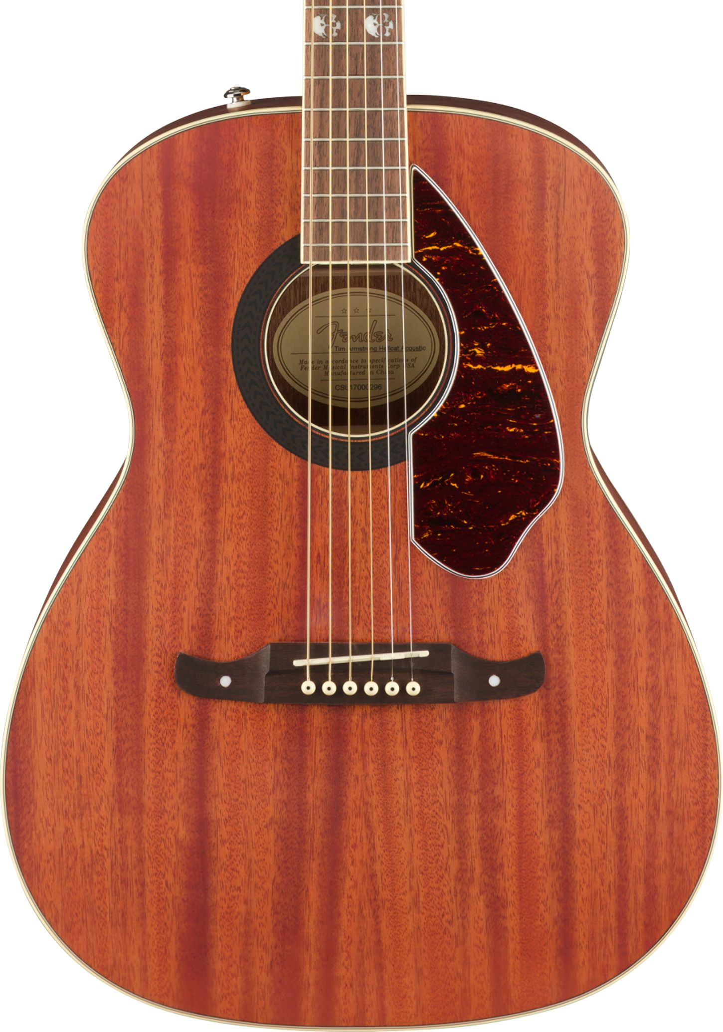 Fender Tim Armstrong Hellcat Acoustic. Guitarra Acústica Tim Armstrong Hellcat Natural
