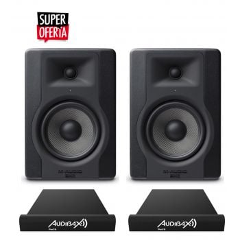 M-audio bx5-d3 monitores activos con pads de aislamiento. pareja