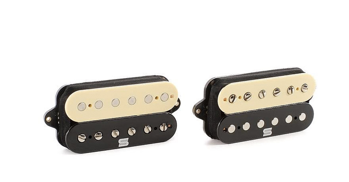 Seymour Duncan DUALITY Polaridad invertida Zebra Set 2 Pastillas Guitarra Eléctrica DUALITY