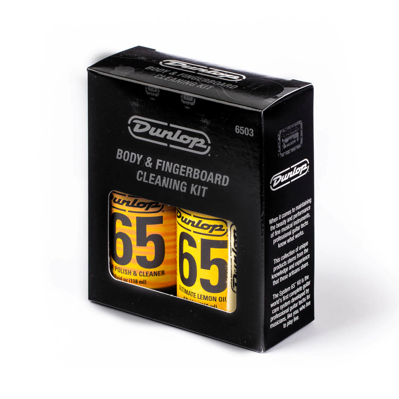 Dunlop 6503 Kit Limpieza Guitarra-Bajo para Cuerpo y Diapasón 6503