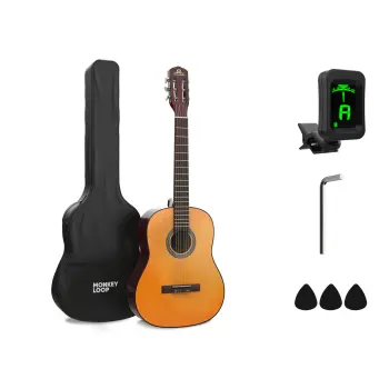 Monkey loop classic soul 3/4 guitarra clásica pack funda, afinador y puas