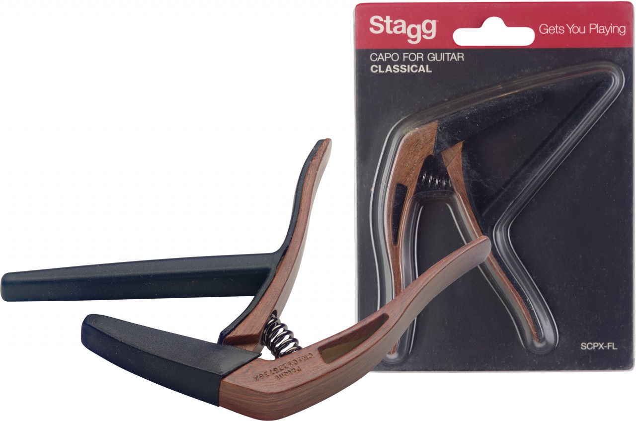 Stagg SCPX-FL Dkwood Cejilla Guitarra Clasica SCPX-FL DKWOOD