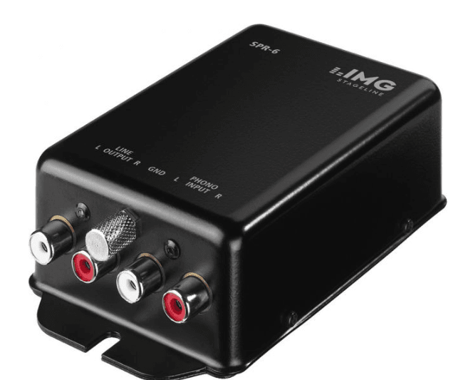IMG-Stageline SPR-6 Preamplificador Antidistorsiones Phono Estéreo RIAA SPR-6