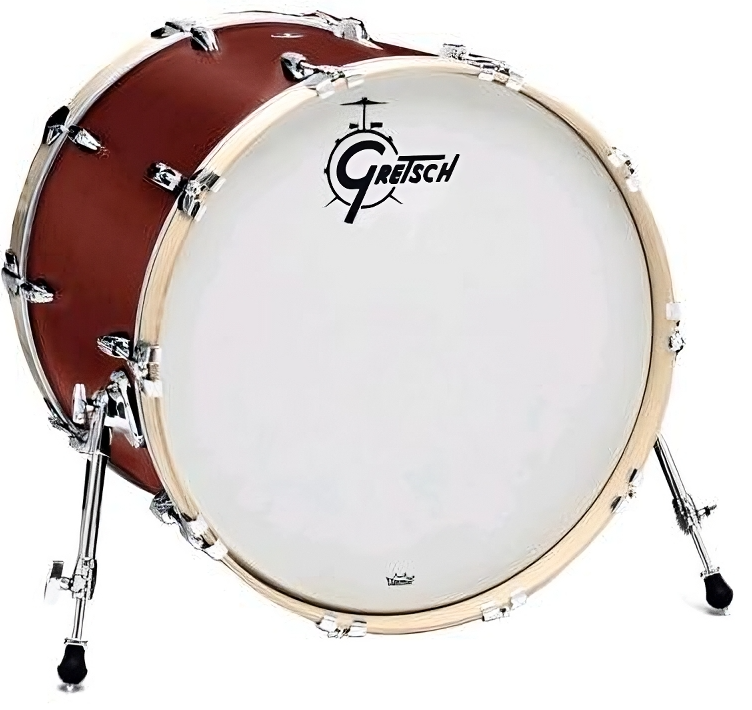 Gretsch Drums GBSL1824KKCSTCRO Bombo USA Brooklyn 24x18" Satin Cherry Red Bombo USA Brooklyn 24x18" Satin Cherry Red