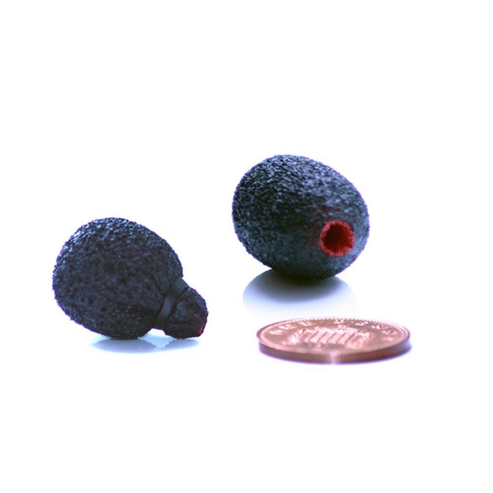 Rycote 1 Single Neoprene Coated Lavalier Foam Black LAVALIER FOAM