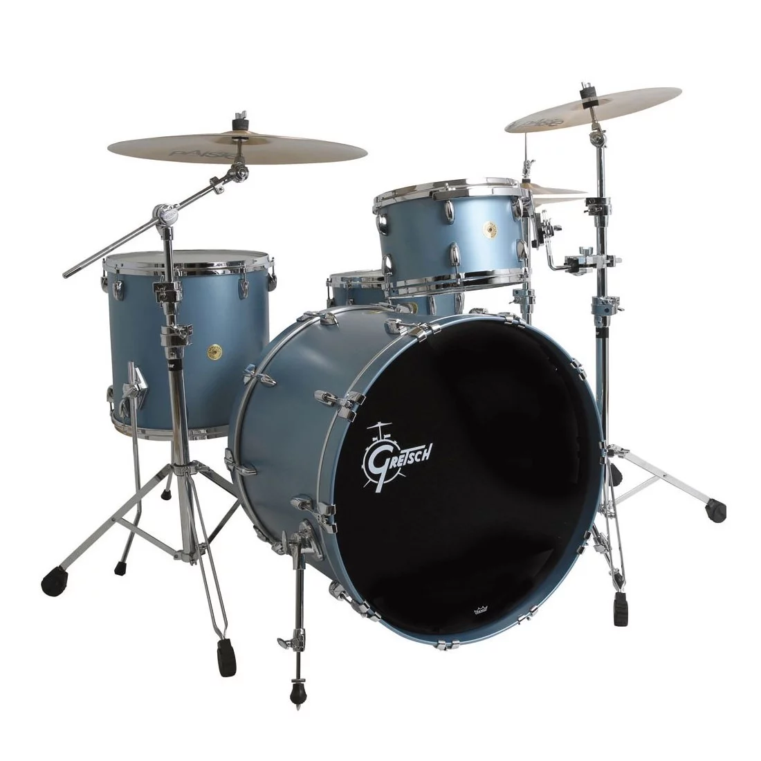 Gretsch drums gb-e403-sibm set usa brooklyn bombo 20 pulgadas satin ice blue metallic