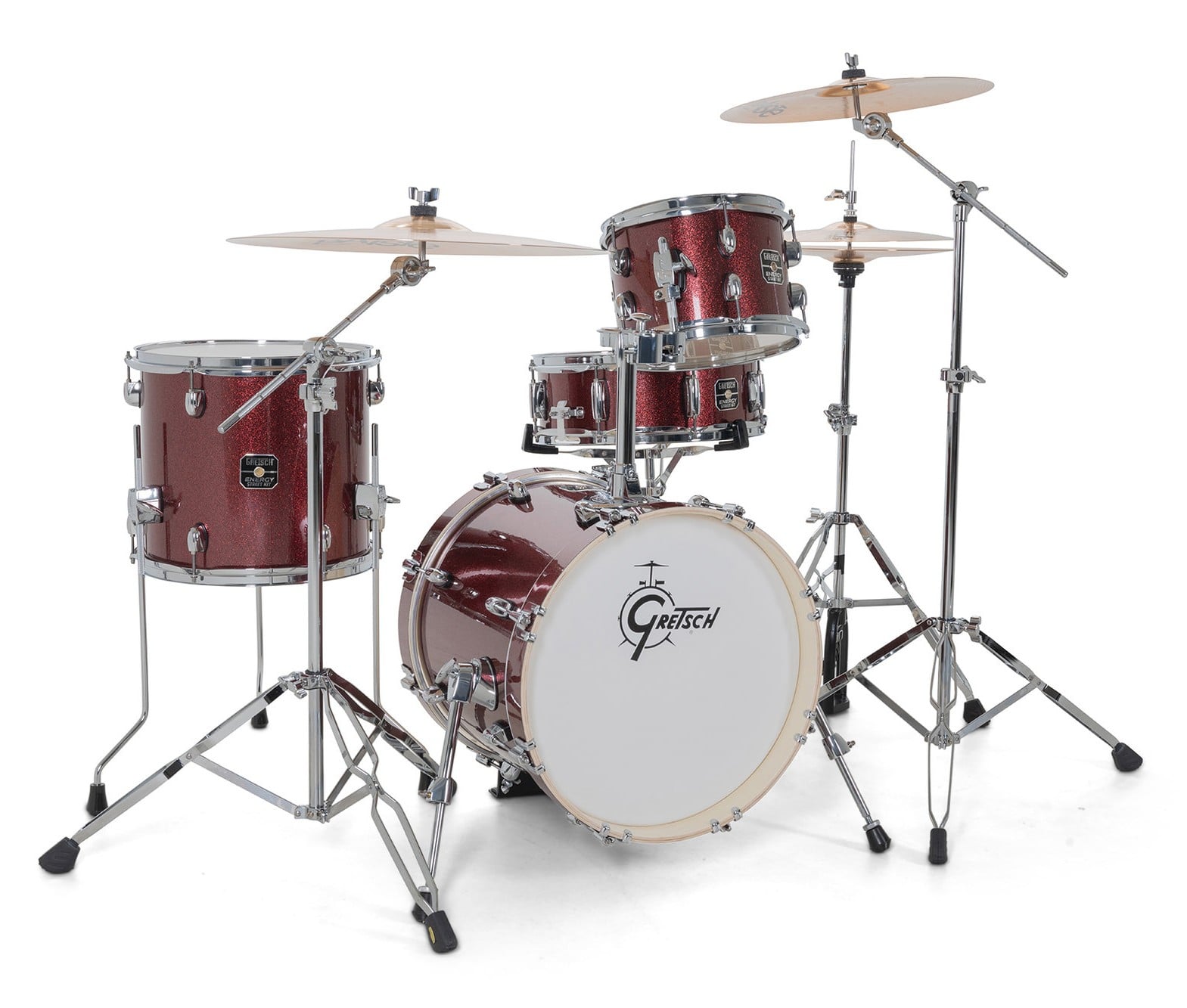 Gretsch Set de Cascos Energy Street Kit Rubí brillante GE4S464RS